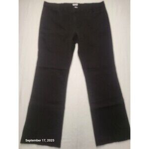 Liz Claiborne Women’s Plus Size 18 Mid-Rise Jeans Black Wide Leg Pants